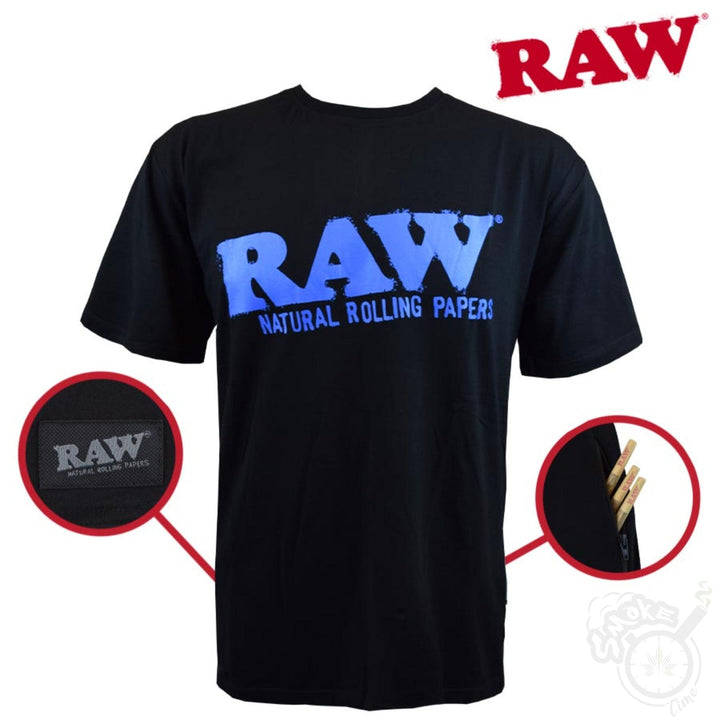 RPxRaw Blue Brand T-Shirt - SmokeTime