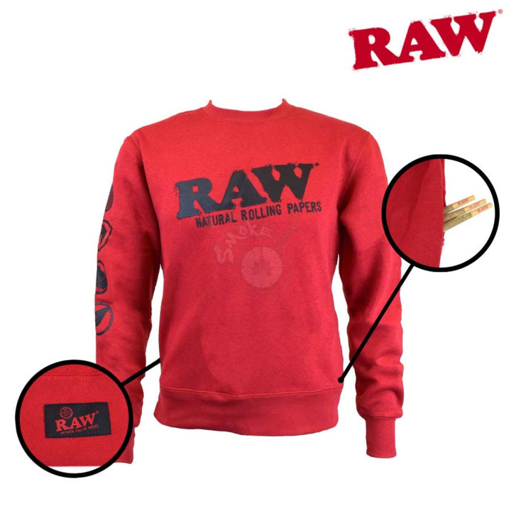RPxRAW Crew Neck “Code Red” Sweatshirt - SmokeTime