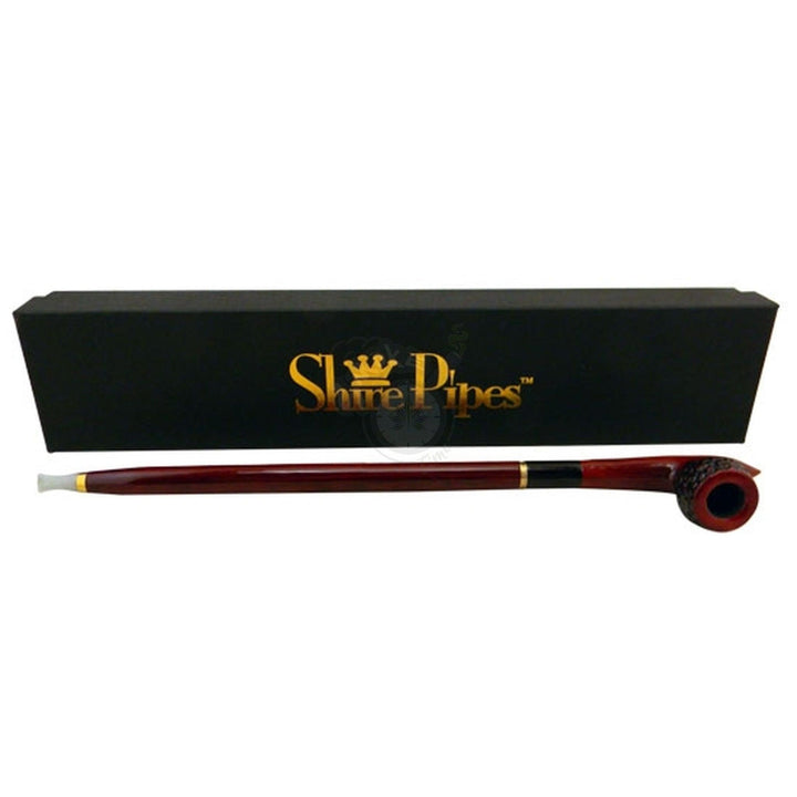 Shire Pipes 16" Engraved Rosewood & Sassafras (PP162) - SmokeTime