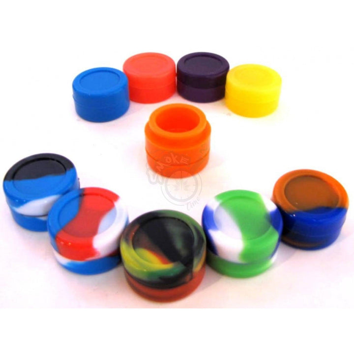Silicone Container Assorted Colors - 5ML - SmokeTime