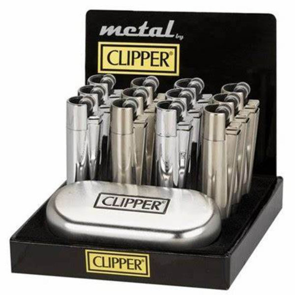 Silver Metal Lighter Clipper - SmokeTime