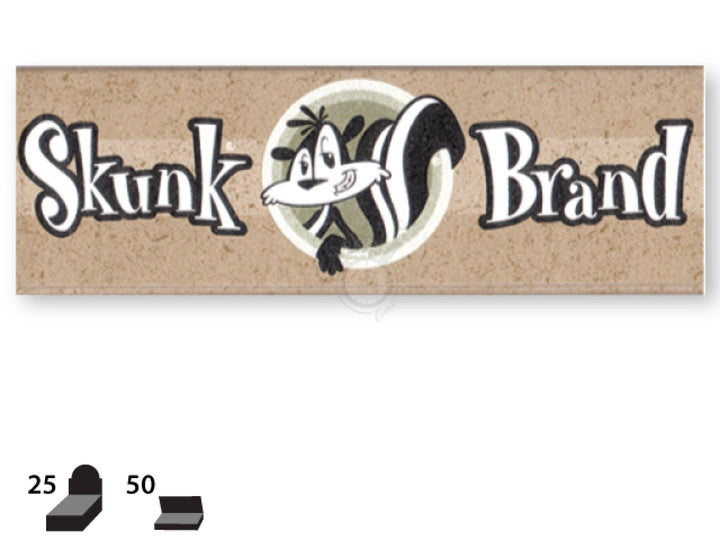 Skunk Brand Rolling Papers - 1-1/4 Size - Genuine Hemp 50/pack - SmokeTime