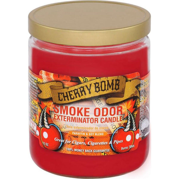 Smoke Odor Exterminator Candle - Cherry Bomb - SmokeTime