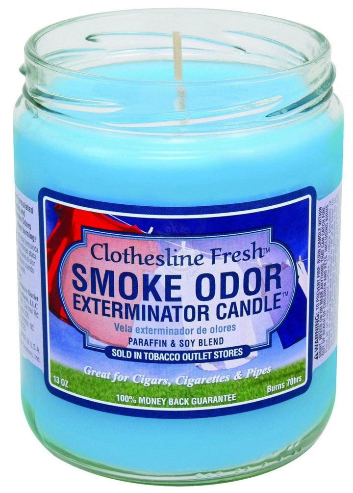 Smoke Odor Exterminator Candle - Clothesline Fresh - SmokeTime