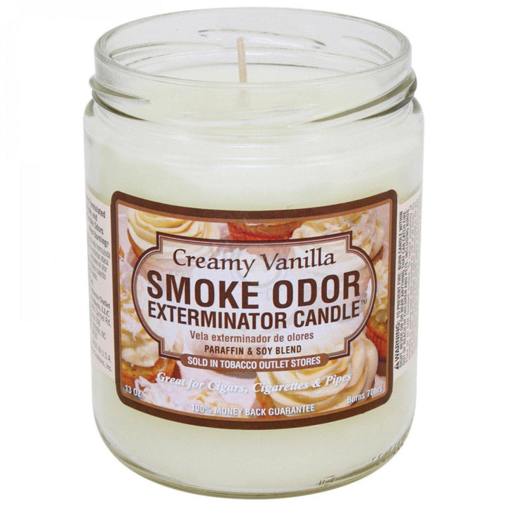 Smoke Odor Exterminator Candle - Creamy Vanilla - SmokeTime