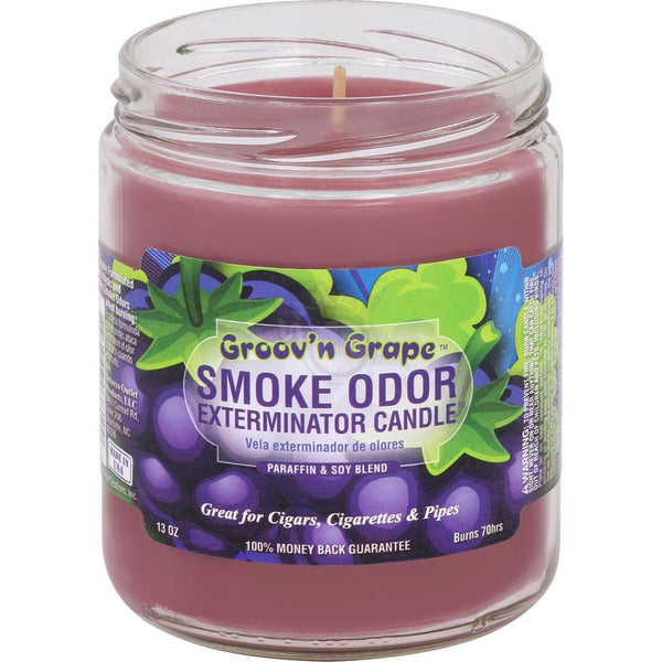 Smoke Odor Exterminator Candle - Groovin' Grape - SmokeTime