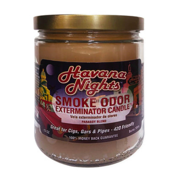 Smoke Odor Exterminator Candle - Havana Nights - SmokeTime