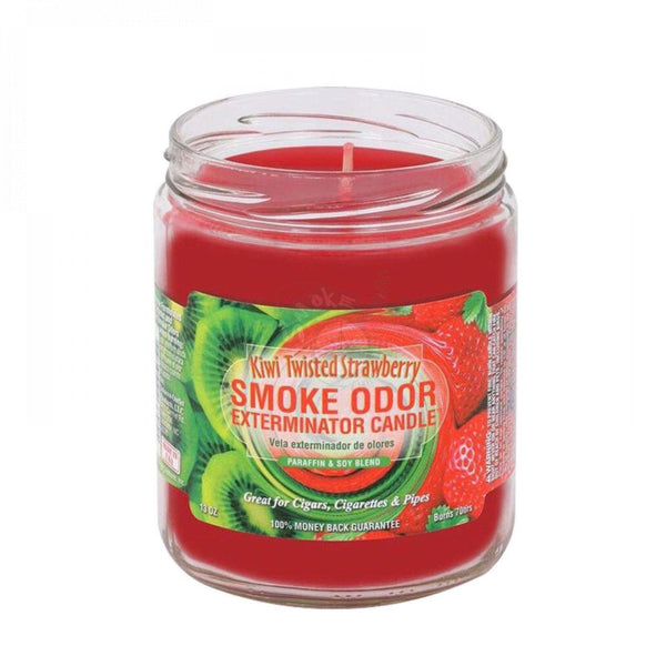 Smoke Odor Exterminator Candle - Kiwi Twisted Strawberry - SmokeTime