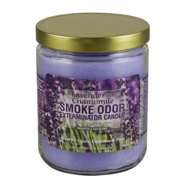 Smoke Odor Exterminator Candle - Lavender with Chamomile - SmokeTime