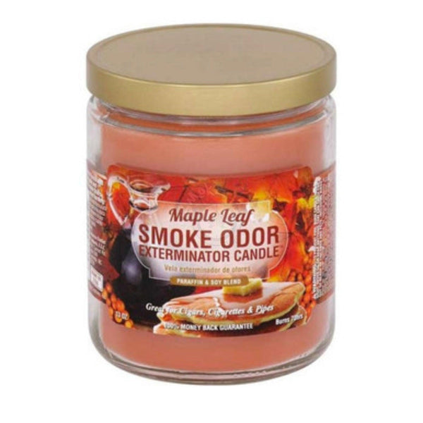 Smoke Odor Exterminator Candle - Maple Leaf - SmokeTime