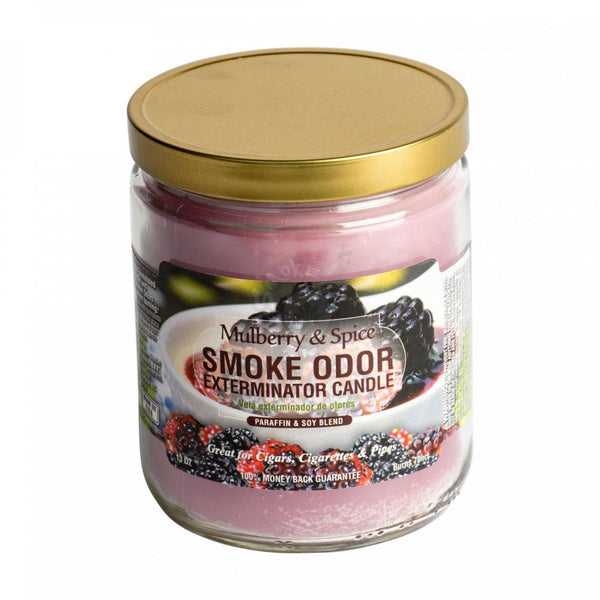 Smoke Odor Exterminator Candle - Mulberry & Spice Candle - SmokeTime