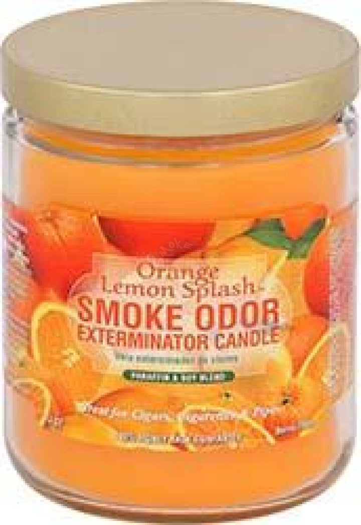Smoke Odor Exterminator Candle - Orange Lemon Splash - SmokeTime