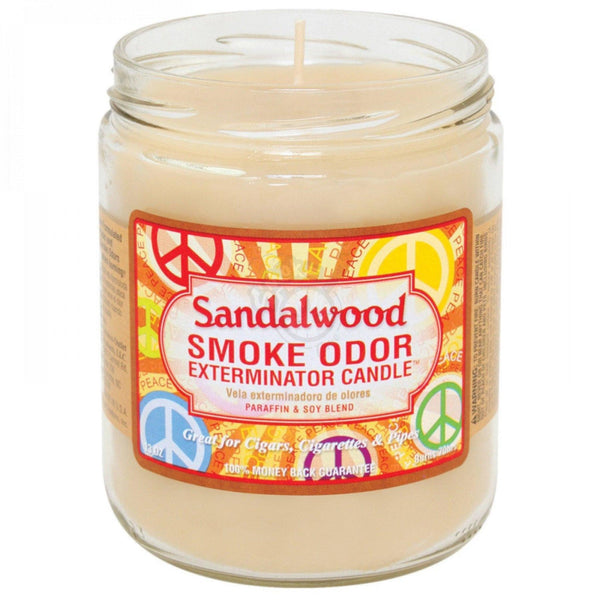 Smoke Odor Exterminator Candle - Sandalwood Candle - SmokeTime