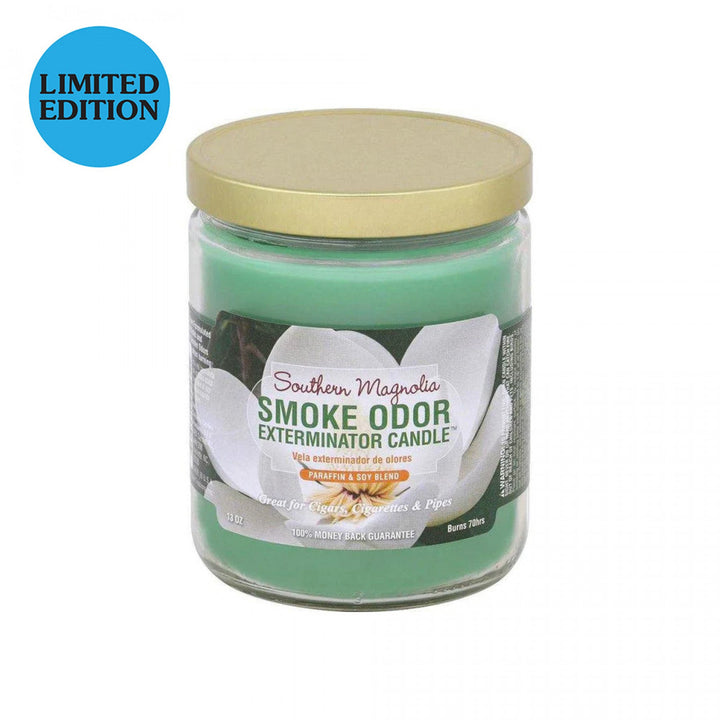 Smoke Odor Exterminator Candle - Southern Magnolia - SmokeTime