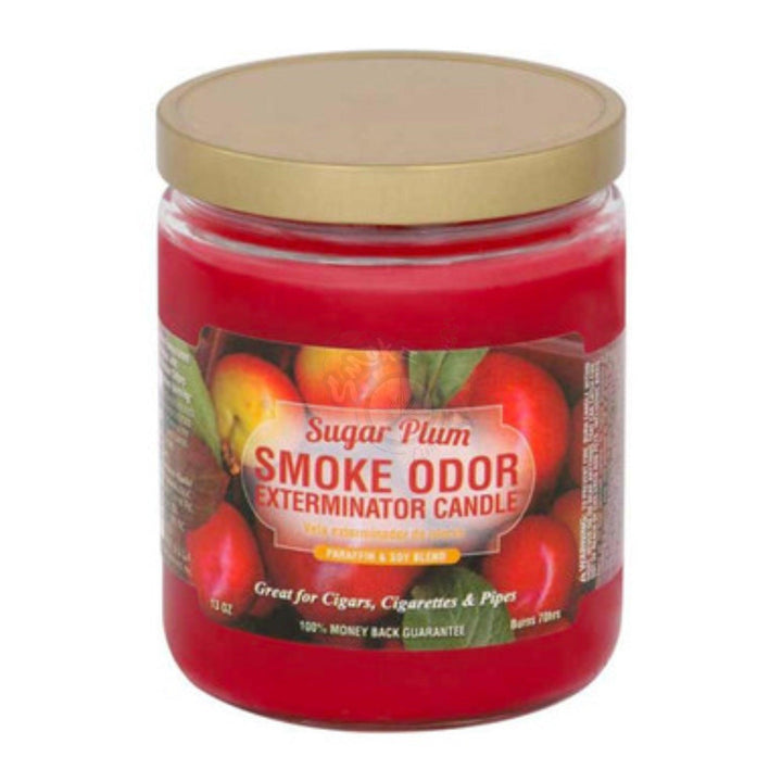 Smoke Odor Exterminator Candle - Sugar Plum - SmokeTime