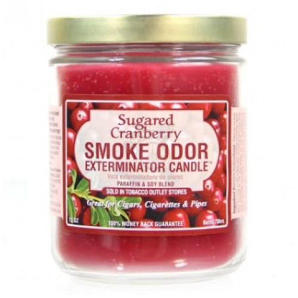 Smoke Odor Exterminator Candle - Sugared Cranberry - SmokeTime