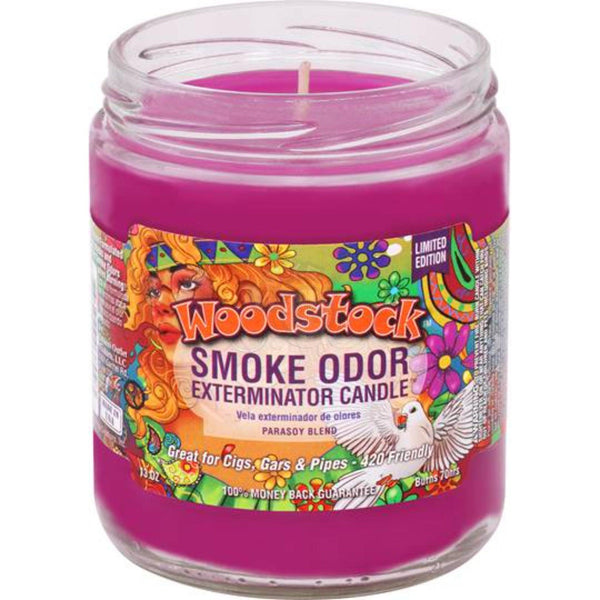 Smoke Odor Exterminator Candle - Woodstock - SmokeTime