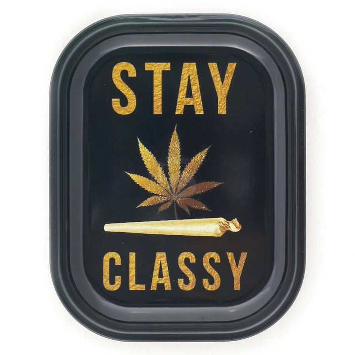 Stay Classy Metal Tray- Medium - SmokeTime