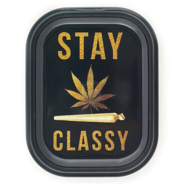 Stay Classy Metal Tray- Small - SmokeTime