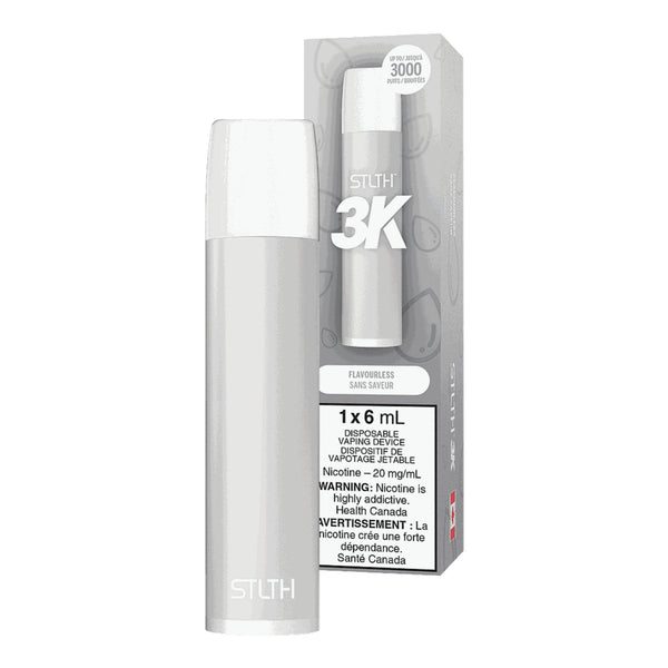 STLTH 3K Disposable Vape 3000 Puff - Unflavoured - SmokeTime