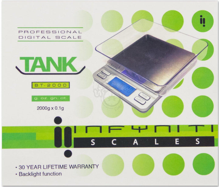 Tank Digital Scale, 2000g x 0.1g - SmokeTime