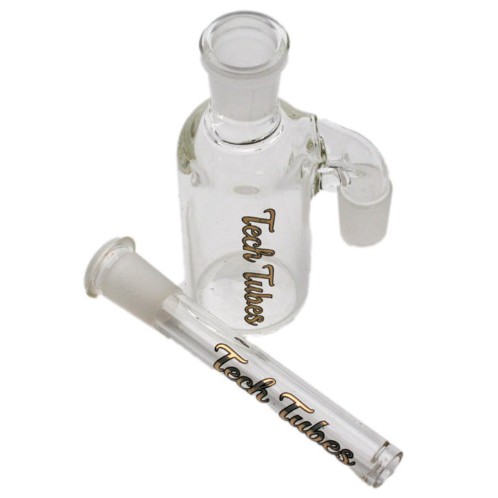 Tech Tubes 90 Degree 19mm Ash Catcher with Removable Stem - SmokeTime