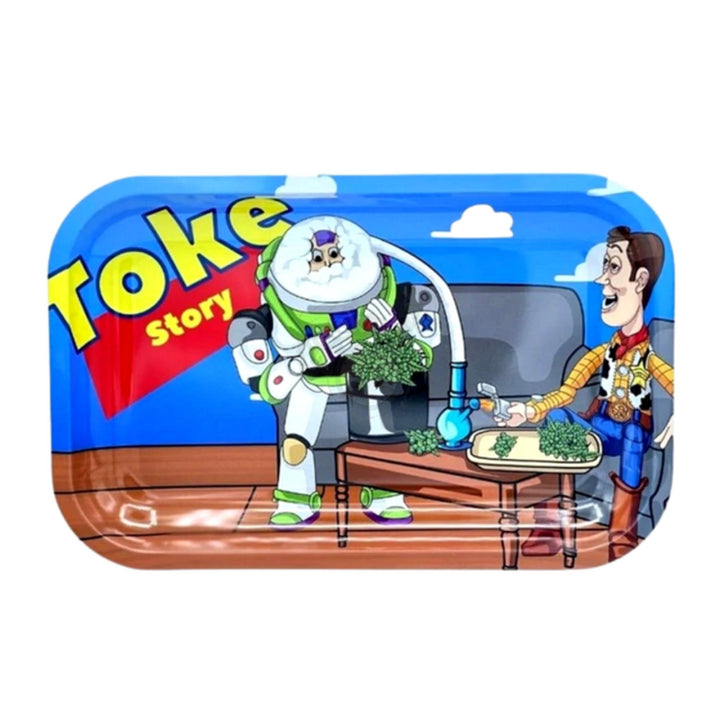 Toke Story Metal Rolling Tray - Medium - SmokeTime