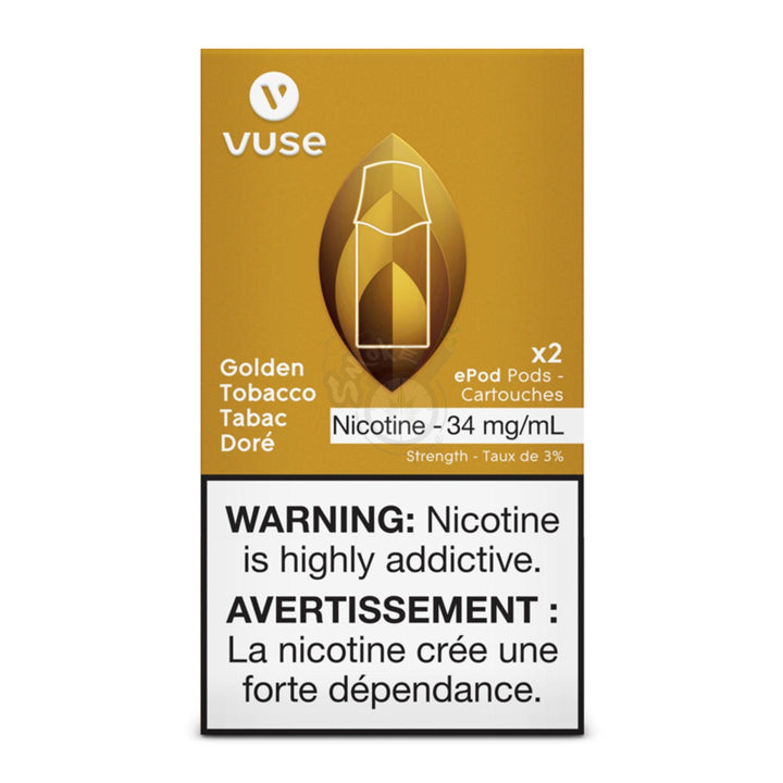 VUSE Golden Tobacco - 18mg/mL - SmokeTime