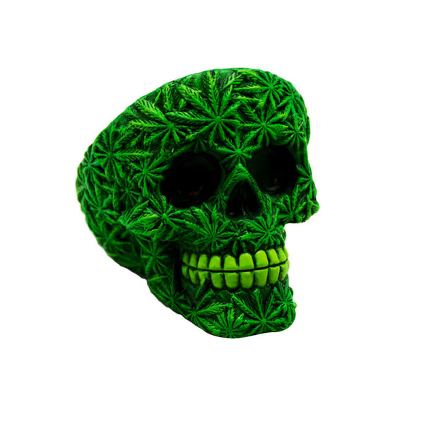 Weed Skull Ashtray (SMK-ASH-3030) - SmokeTime