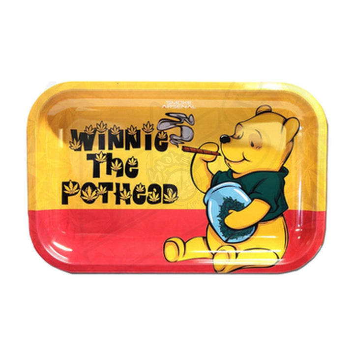 Winnie The Pothead Metal Rolling Tray - Medium - SmokeTime