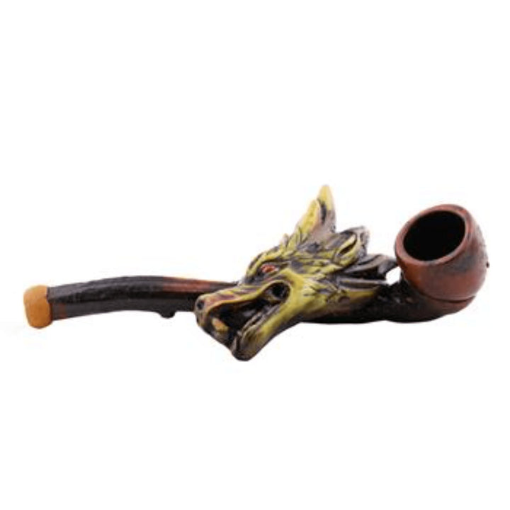 Wood Pipes With Hand Carved Designs - 10 Styles Available - SmokeTime