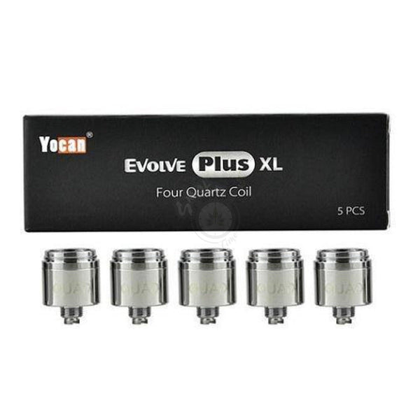 Yocan Evolve Plus XL Quad Quartz Coils - SmokeTime