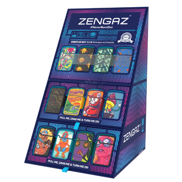 【zigensan】 Zengaz Mega Jet Rubberized Lighters (Assorted) (ZL-12) – SmokeTime