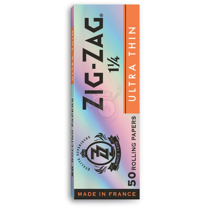 Zig Zag Rolling Papers - 1-1/4 Size Ultra-Thin 50/pack - SmokeTime