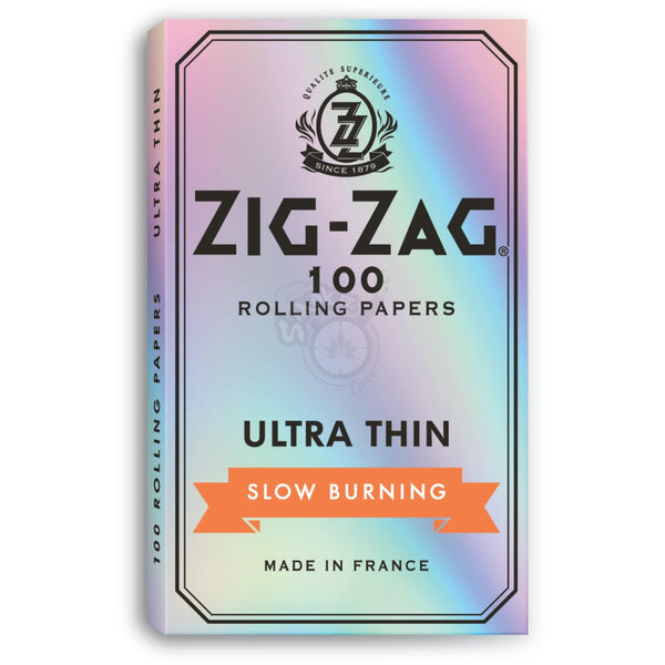 Zig Zag Rolling Papers - Single-Wide Size Ultra-Thin 100/pack - SmokeTime