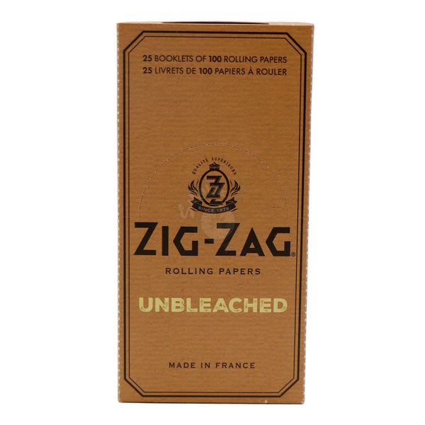 Zig Zag Unbleached Single Wide Papers - SmokeTime