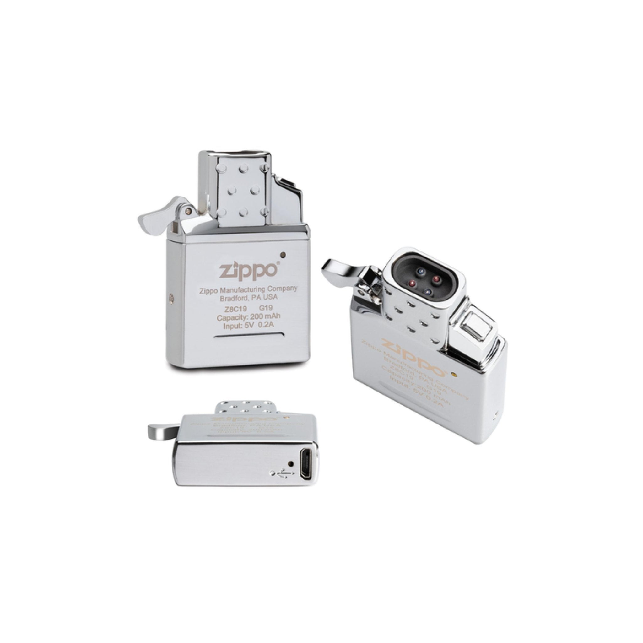 ZIPPO ARC LIGHTER INSERT DOUBLE BEAM - USB – SmokeTime