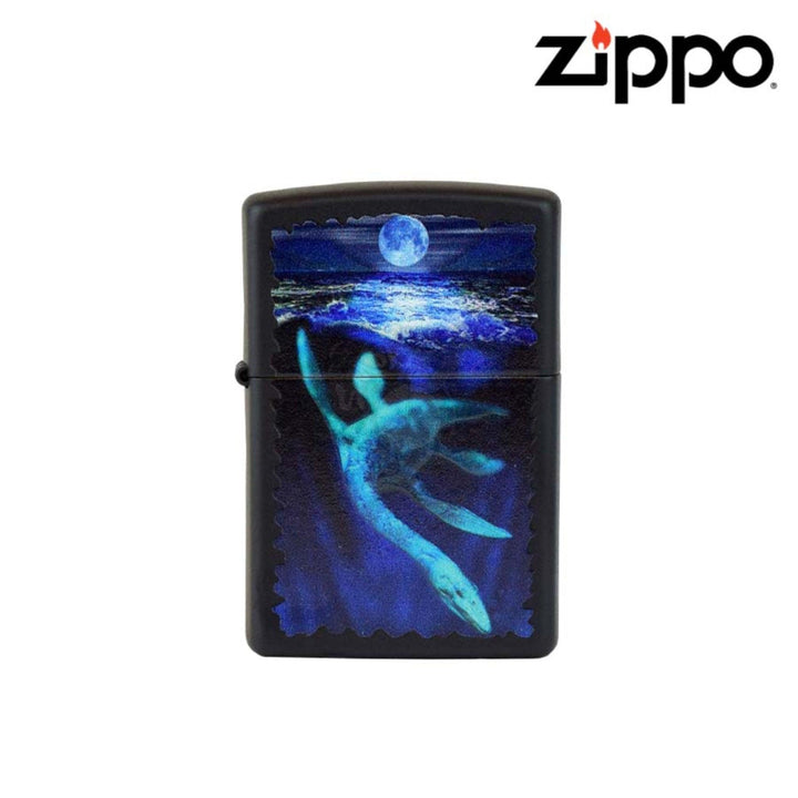 Zippo Black Light Lock Ness Design - SmokeTime