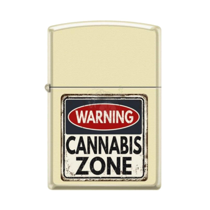 Zippo Cannabis Warning Design - SmokeTime