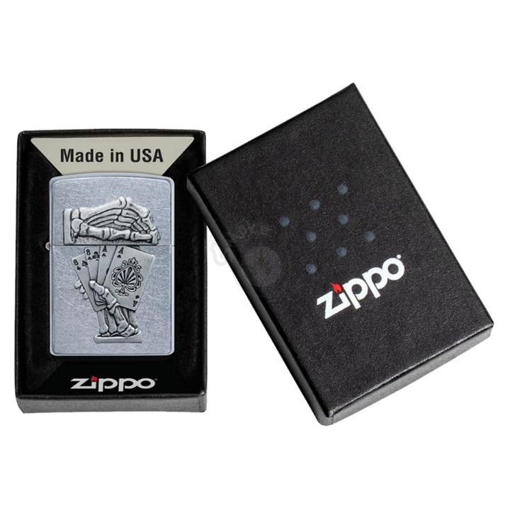 Zippo Dead Man's Hand Emblem - SmokeTime