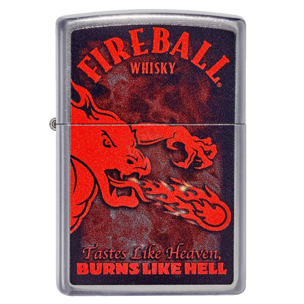 ZIPPO FIREBALL STREET CHROME - SmokeTime