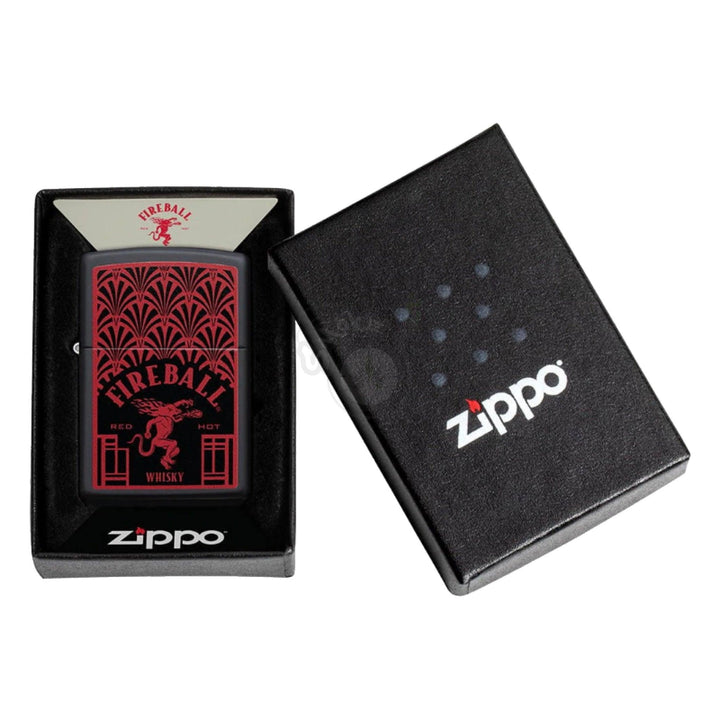 Zippo Fireball Whiskey Design - SmokeTime