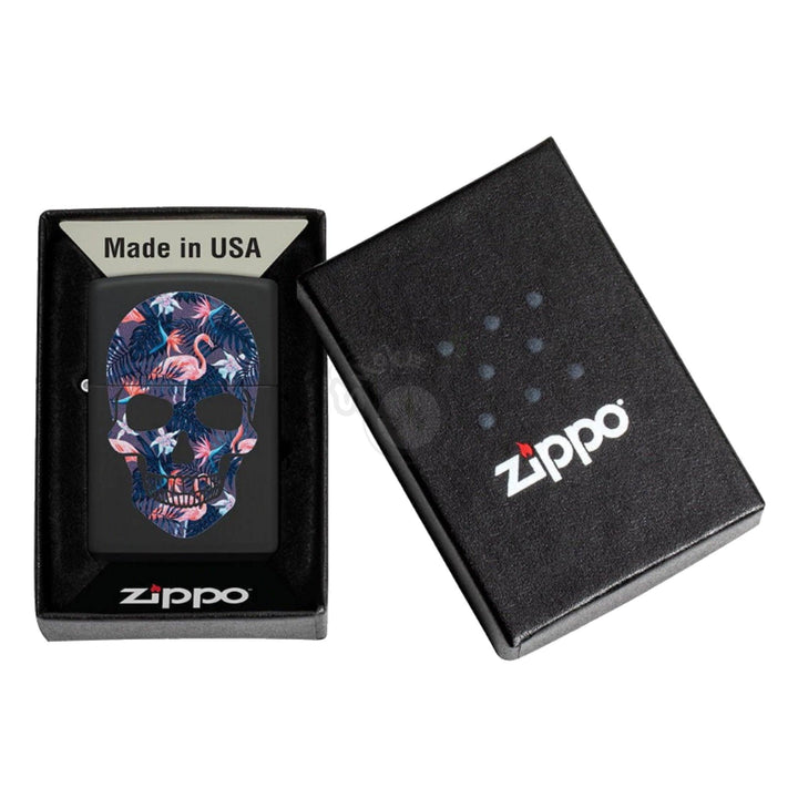 Zippo Flamingo Skull - SmokeTime