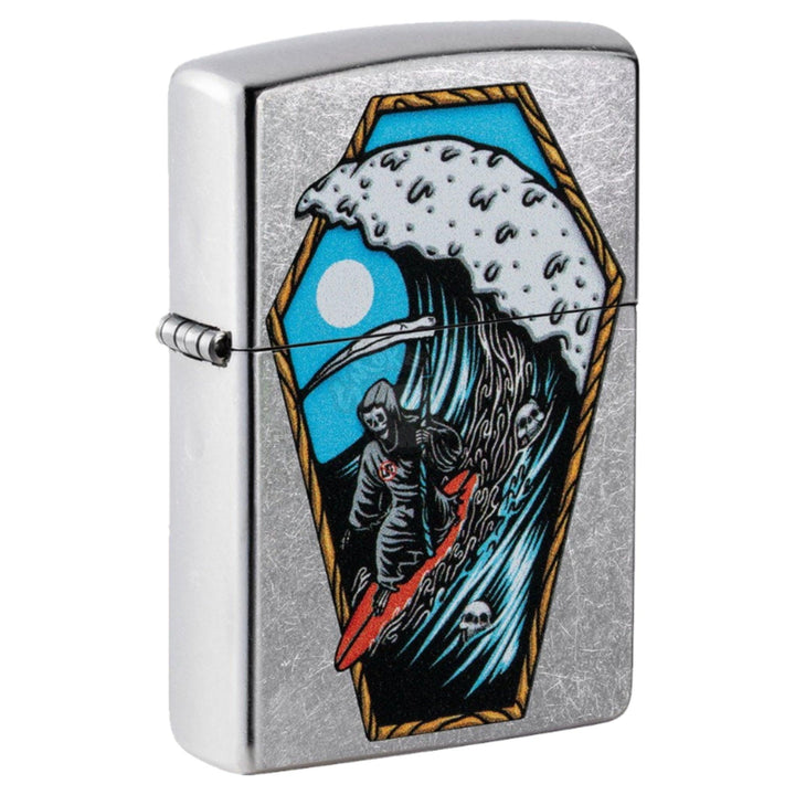 Zippo Grim Reaper Surfer Design - SmokeTime