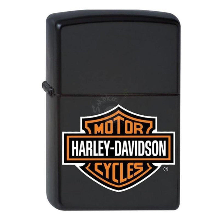 Zippo Harley Black Matte Logo - SmokeTime