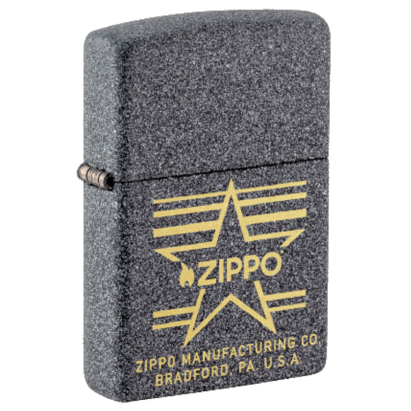 ZIPPO IRON STONE ZIPPO STAR DESIGN - SmokeTime