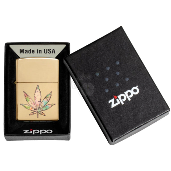 Zippo Leaf Fusion Design - SmokeTime