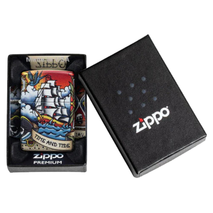 Zippo Nautical Tattoo Design - SmokeTime