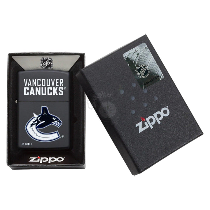 Zippo NHL Vancouver Canucks Black Design - SmokeTime