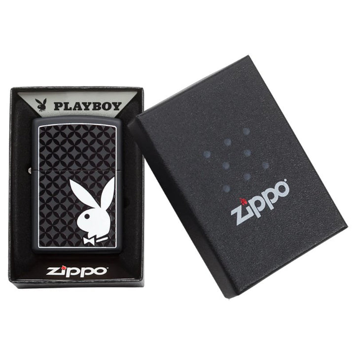 Zippo Playboy Design White & Black - SmokeTime